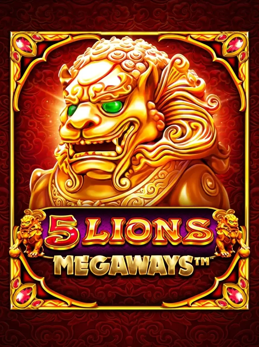 Machine Ă sous 5 Lions Megaways disponible sur Rockstar Casino avec gains massifs