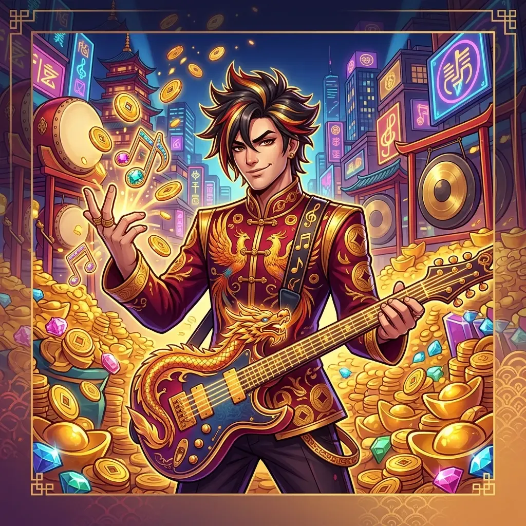 88 Fortunes sur Rockstar Casino avec pièces d’or et symboles chinois