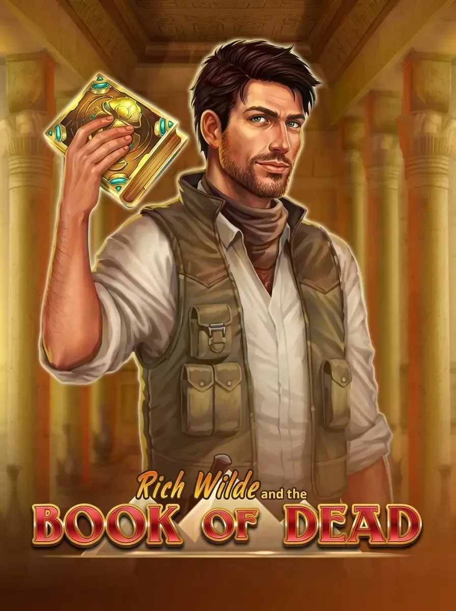 Book of Dead sur Rockstar Casino avec explorateur et trésors anciens